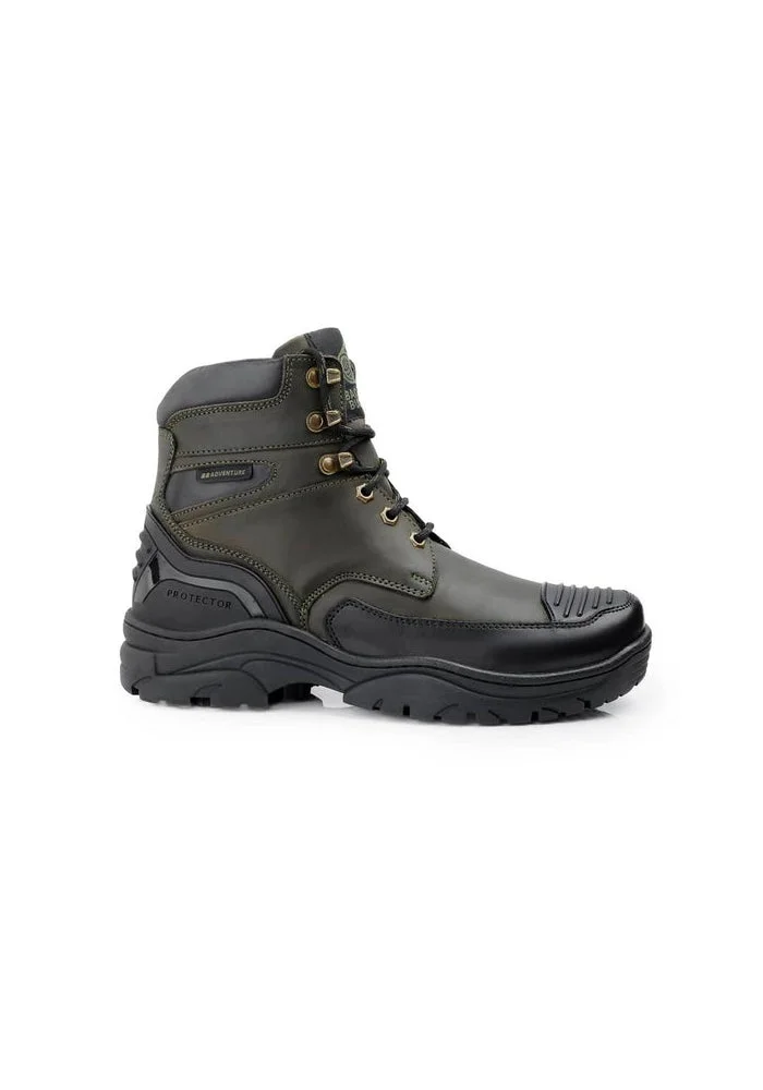 Bacca Bucci PROTECTOR Leather Motorcycle Boots for Men